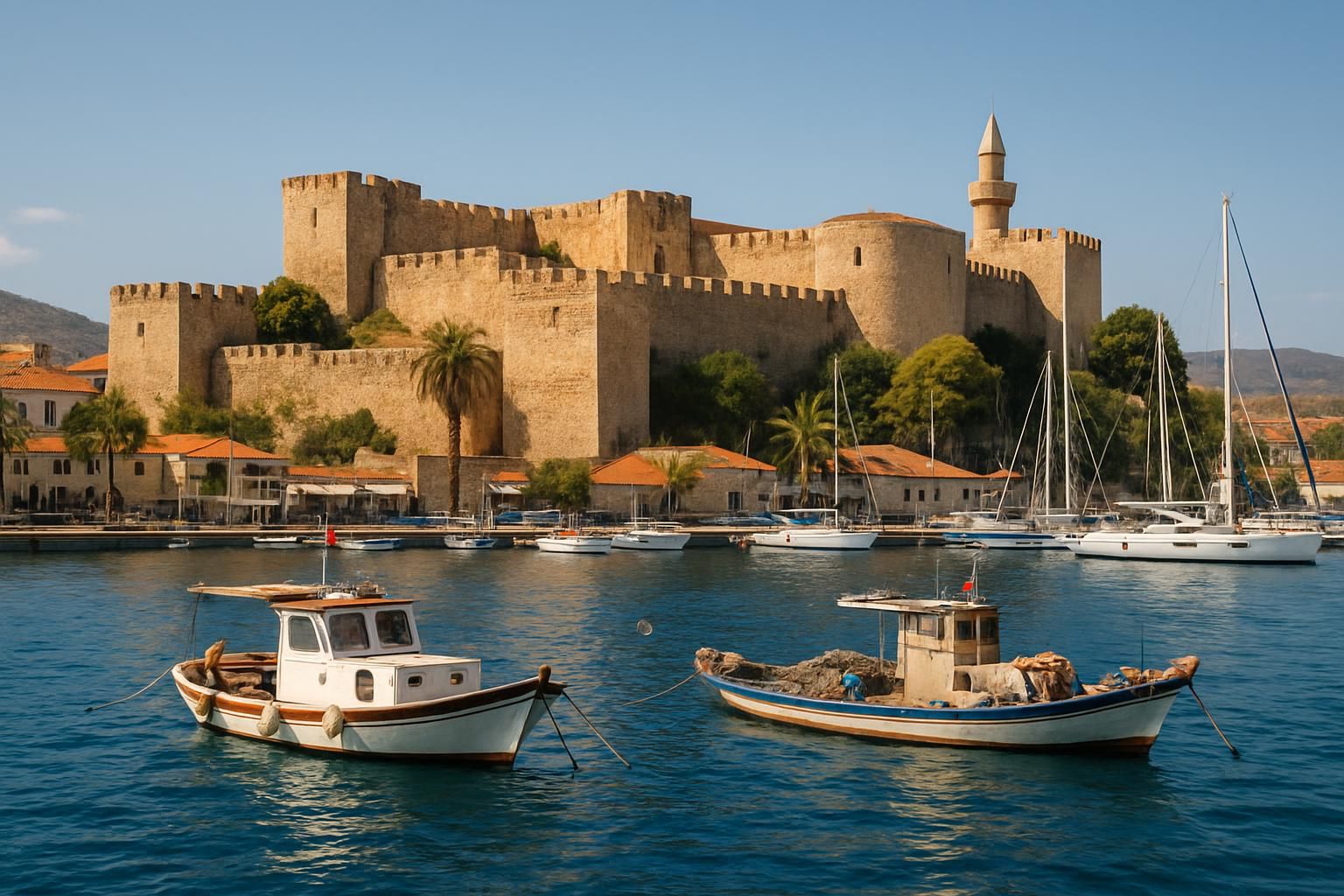 Çeşme Kalesi, Çeşme servis bölgesi