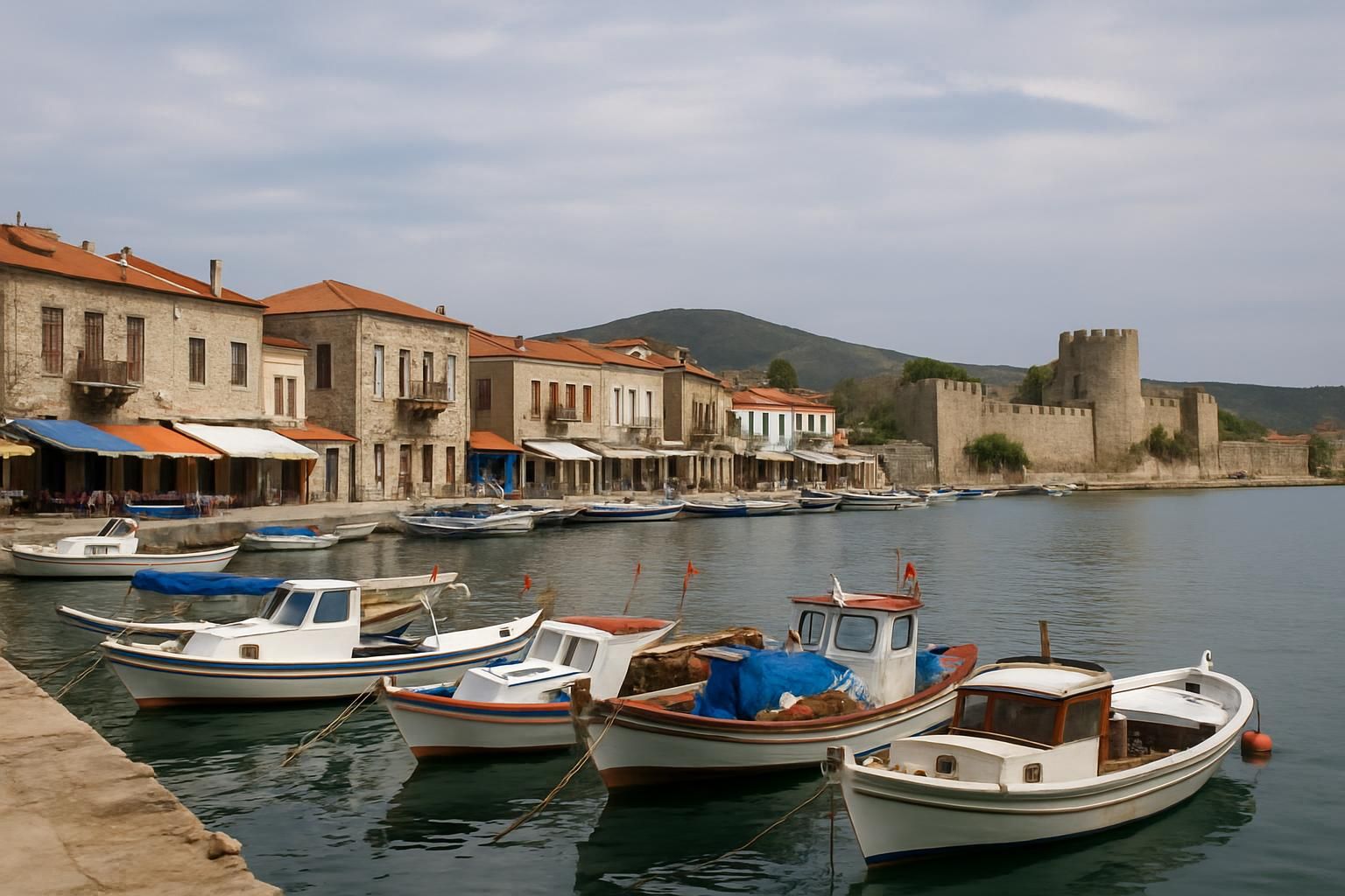 Foça limanı, Foça servis bölgesi
